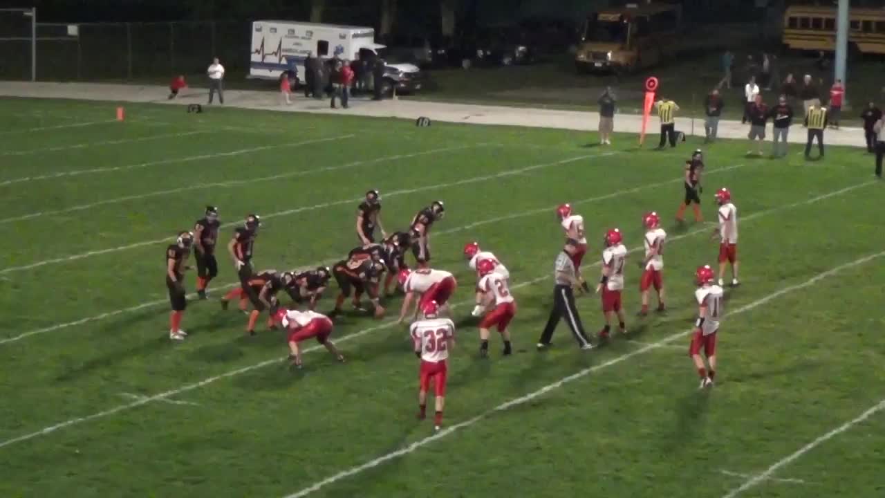 Oconto Falls High School vs. New London Jake Yatso highlights