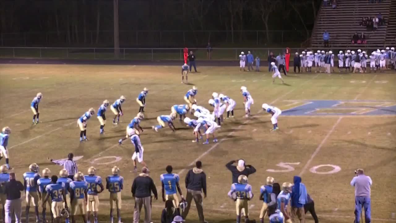 Beddingfield High School vs. South Granville Marcus Parker highlights