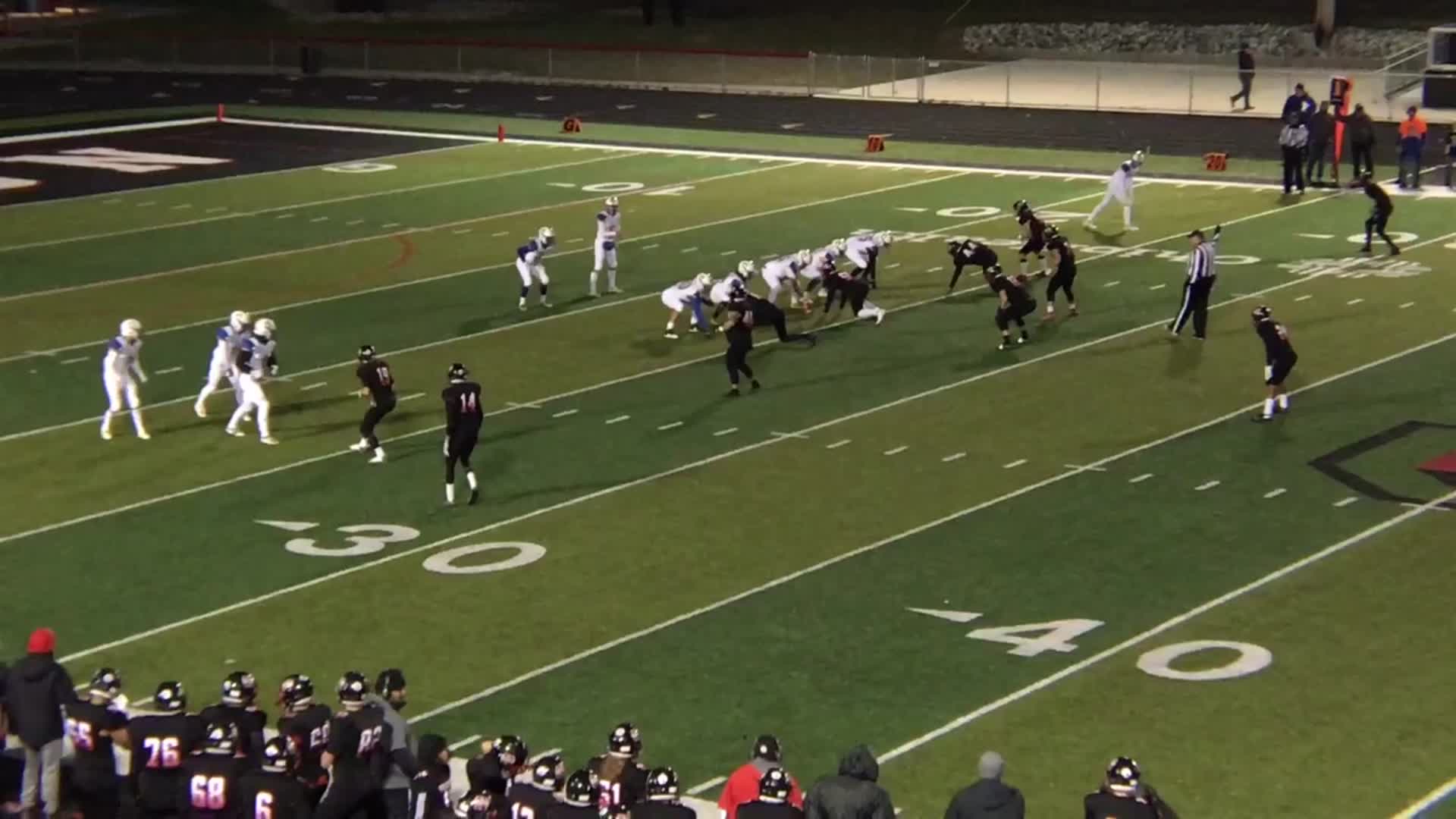 Ontario HS Football Video "Ontario football highlights Marion Harding