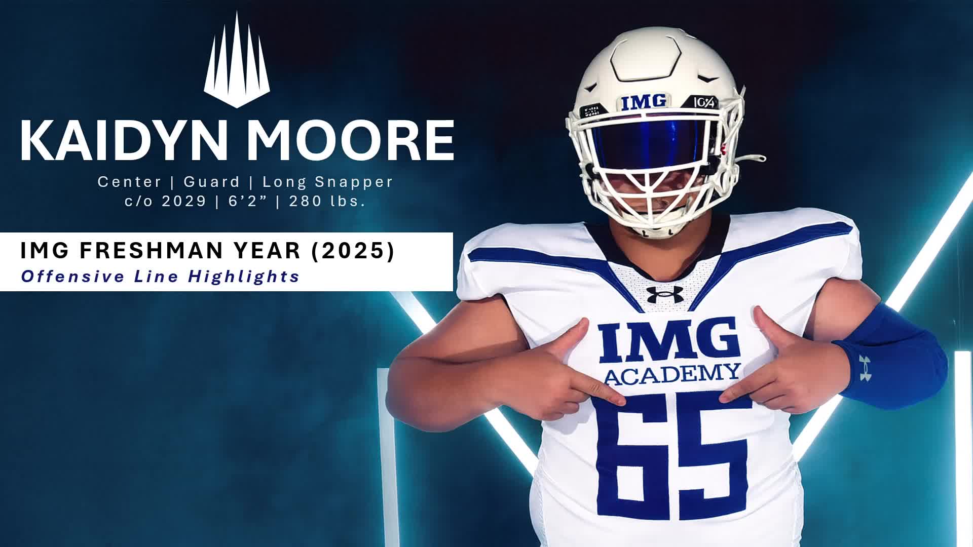 IMG Freshman Year OL Highlights