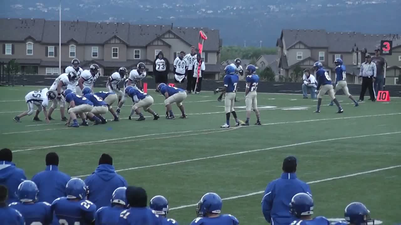 Freshman Football Rampart High School Colorado Springs