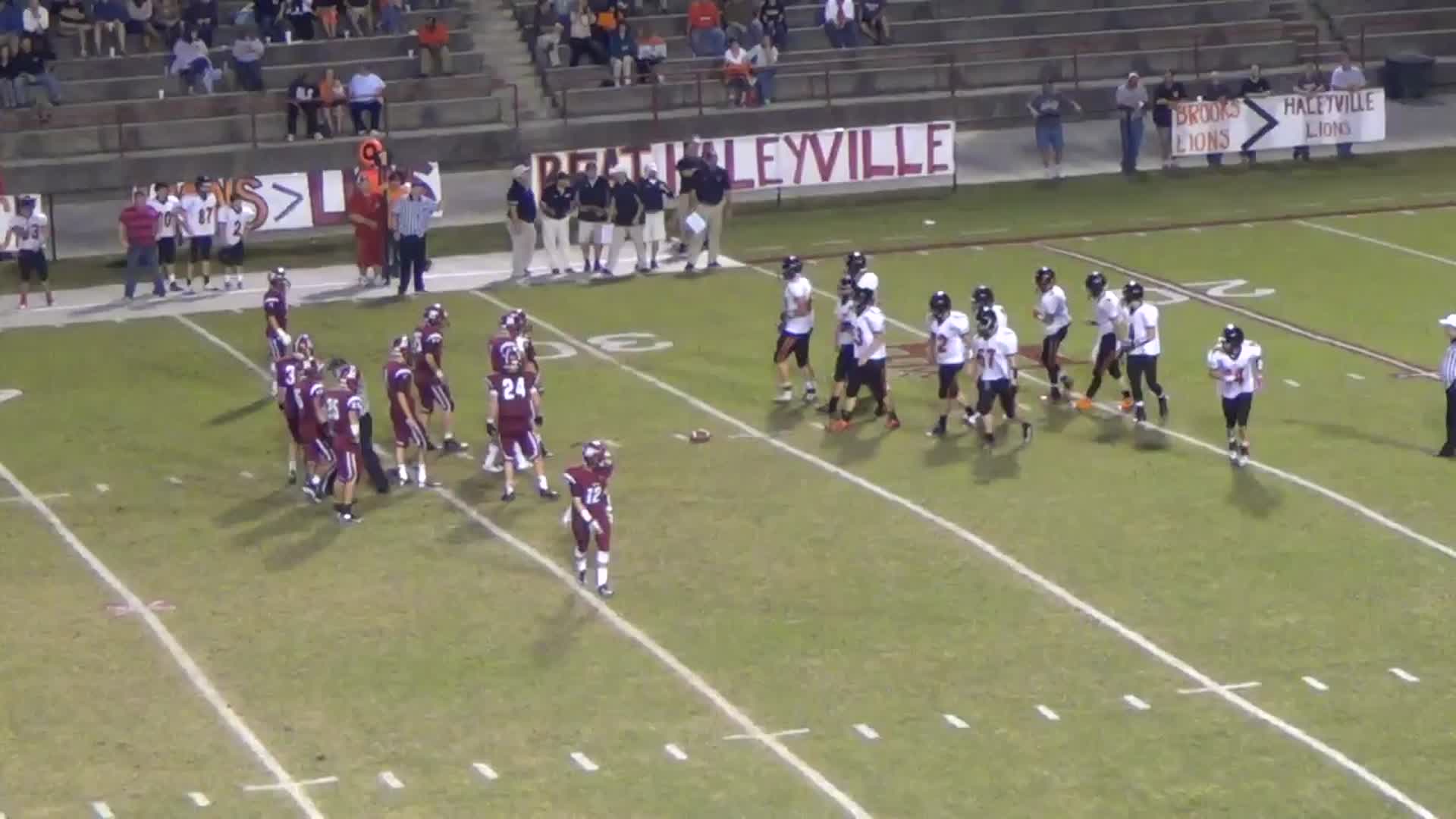 vs. Haleyville High Tyce Thomas highlights Hudl