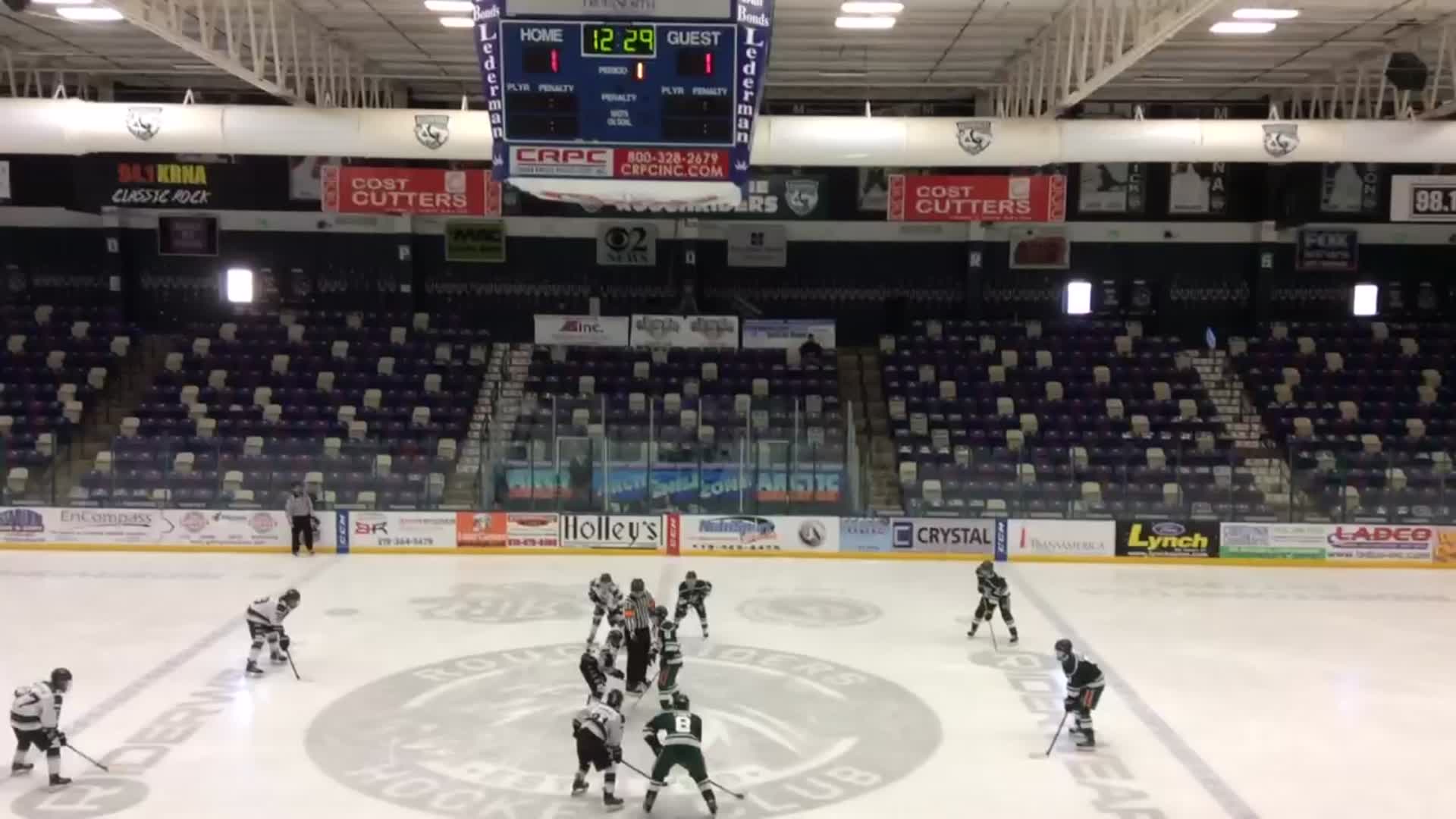 Rocky Mountain Roughriders 03 Cedar Rapids Ice Arena Josh Blaha