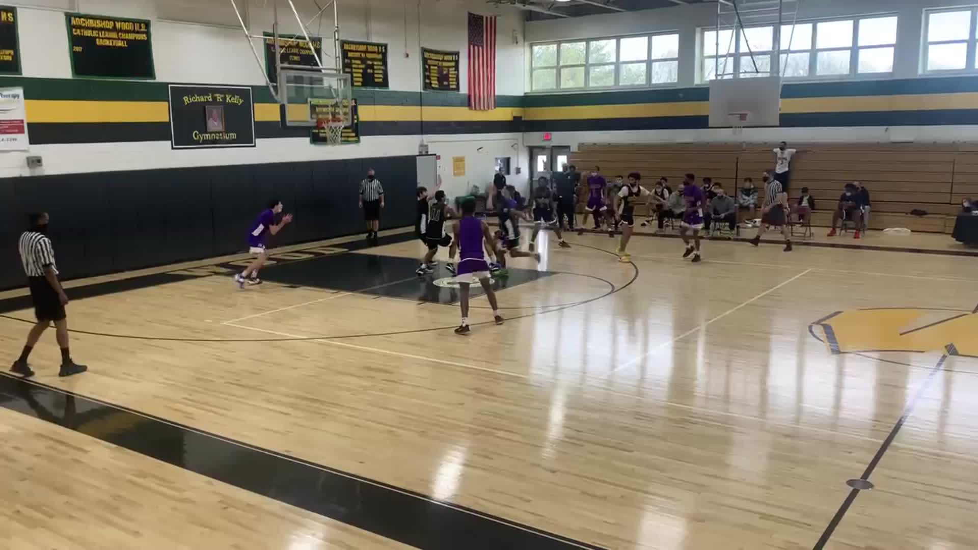 Roman Catholic HS Basketball Video "Highlight of Wood