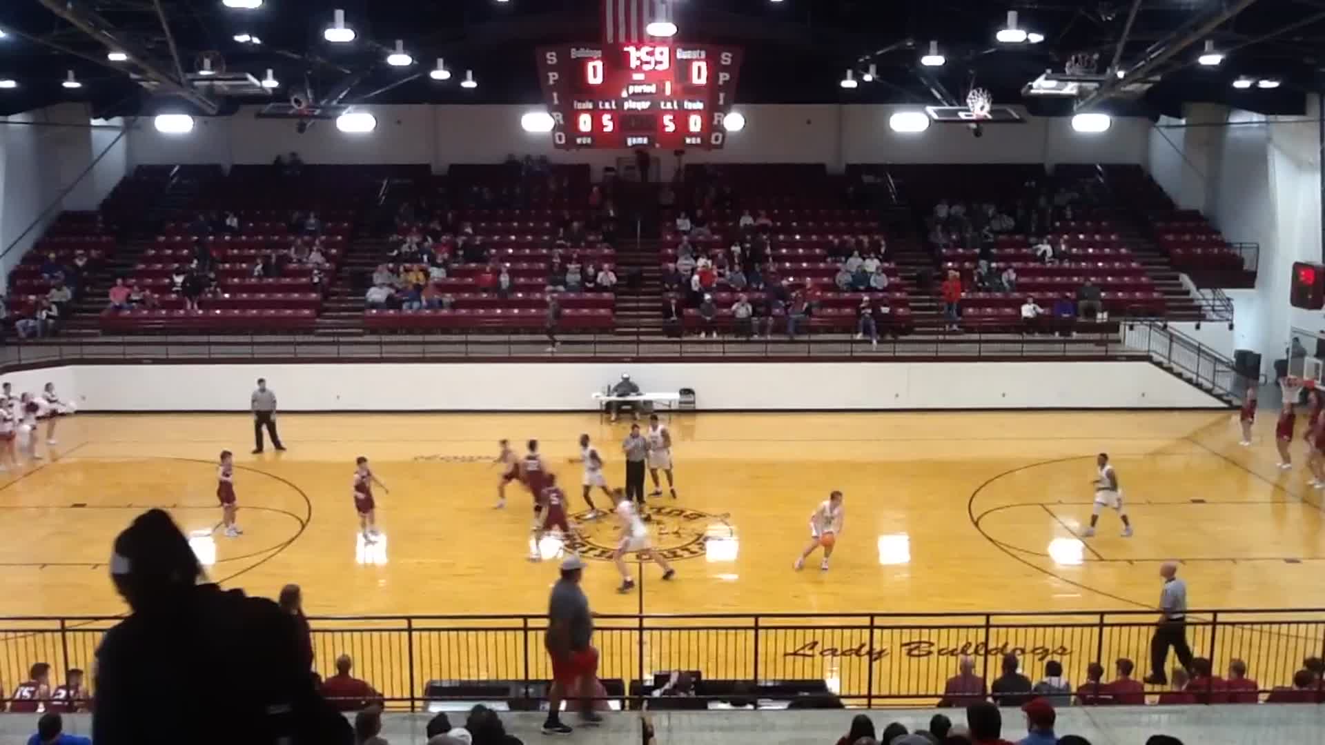 Muldrow HS Basketball Video "Muldrow basketball highlights Spiro High