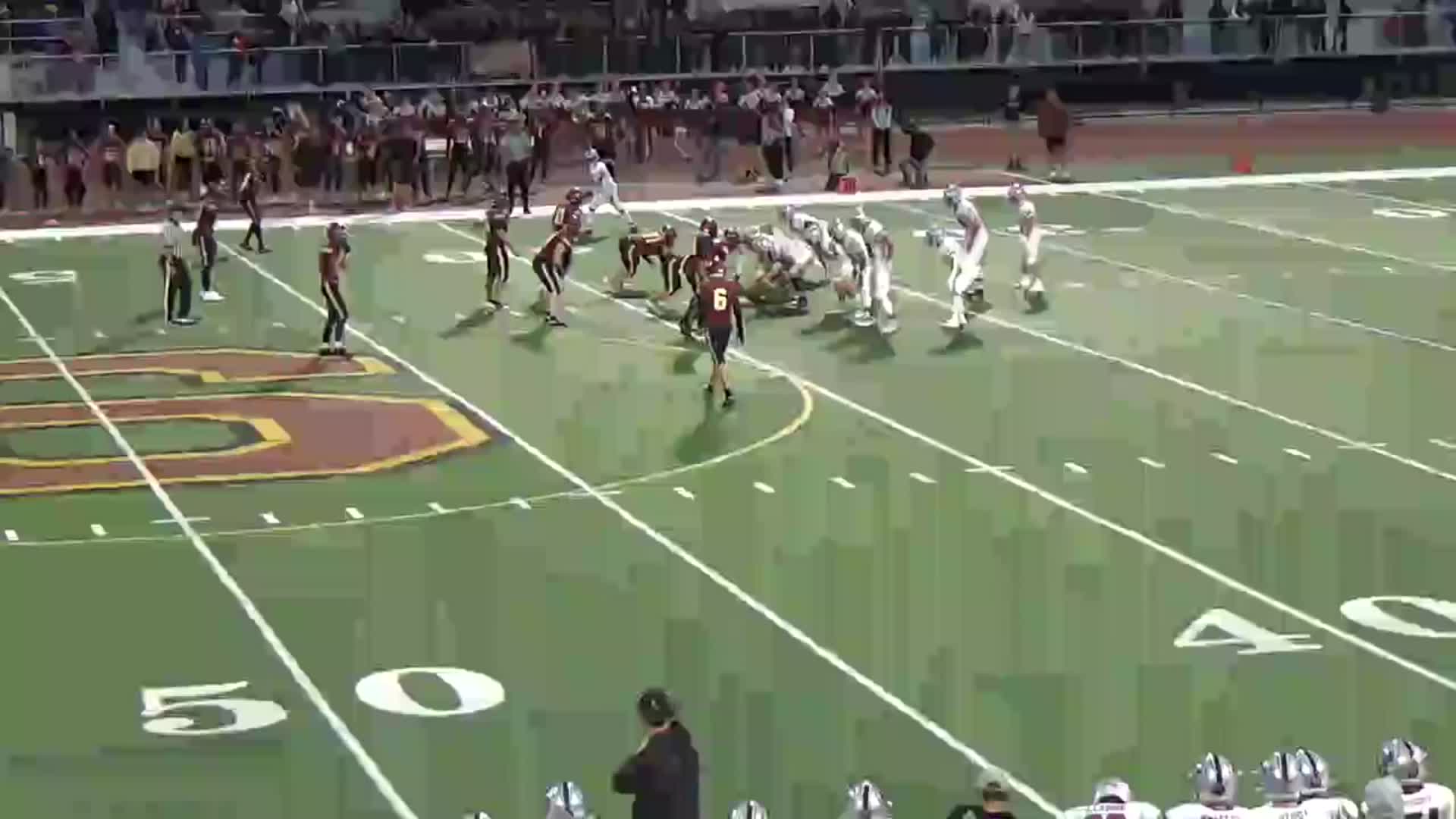 Soph yr Wk1 Varsity; 8 carries, 71yd, 8.8 ypc