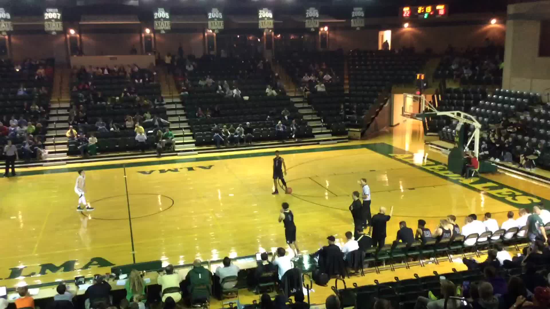 Alma High School Luke Blackmon highlights Hudl