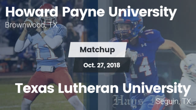 Football Howard Payne University Brownwood Texas Football