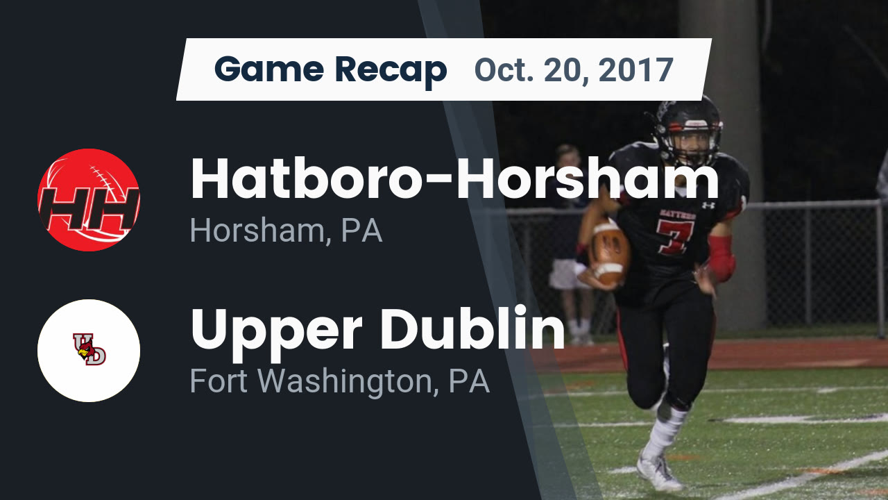 Hatboro Horsham Hs Football Video Recap Hatboro Horsham Vs