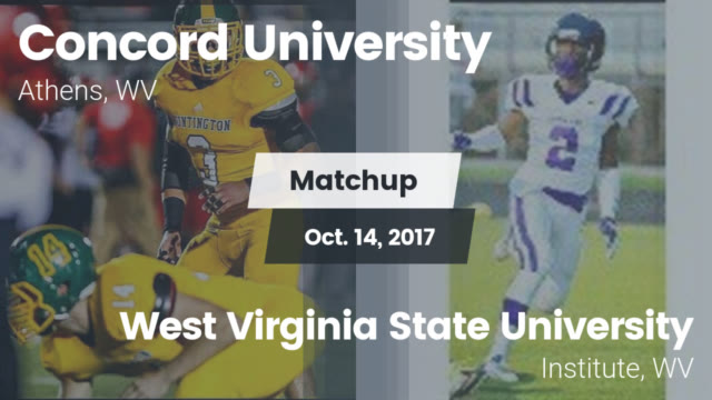 Football Concord University Athens West Virginia Football Hudl