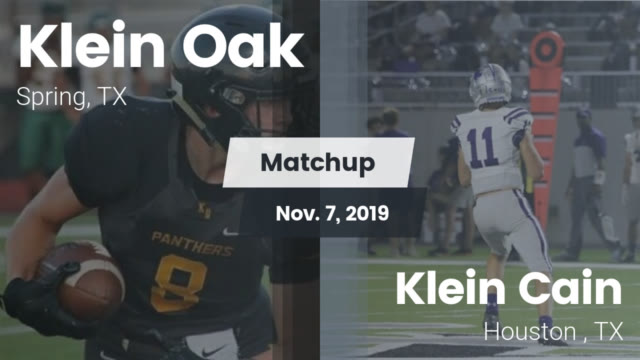 Varsity Boys Football Klein Oak High School Spring Texas