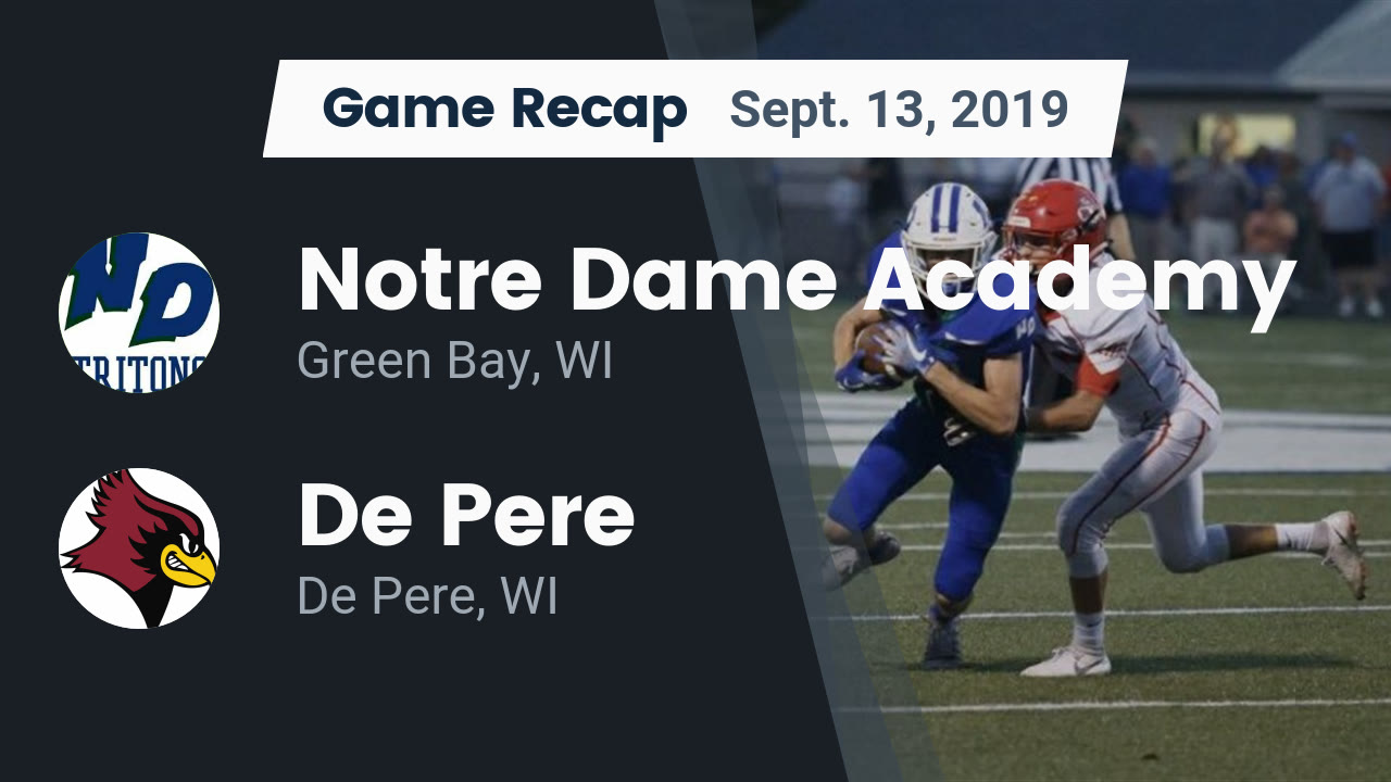 Notre Dame Academy Hs Football Video Recap Notre Dame Academy Vs