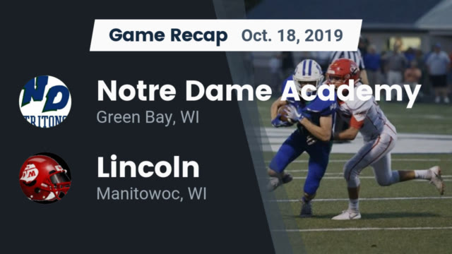 Tritons Notre Dame Academy Green Bay Wisconsin Football Hudl