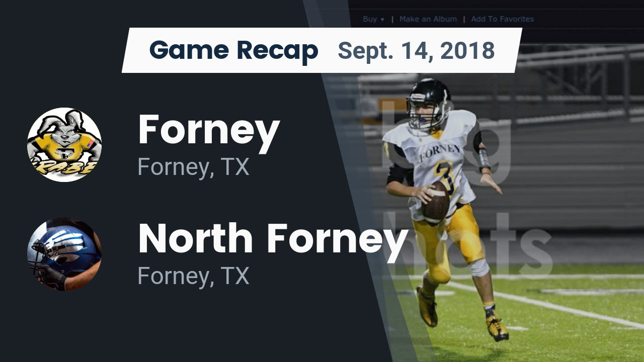 Forney HS Football Video "Recap: Forney vs. North Forney 2018" | MaxPreps Forney HS Football Video "Recap: Forney vs. North Forney 2018" | MaxPreps