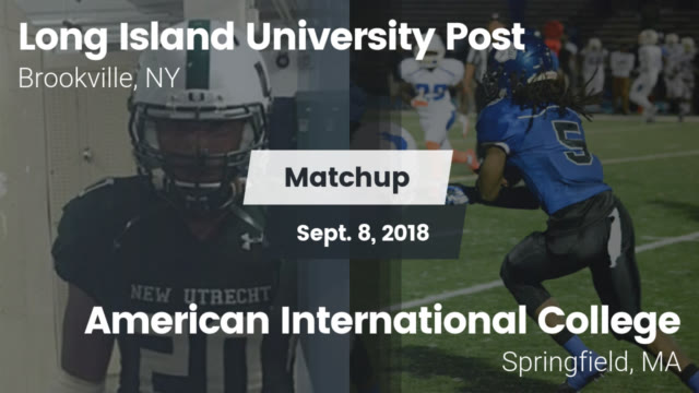 Mens Varsity Football Long Island University Brookville New