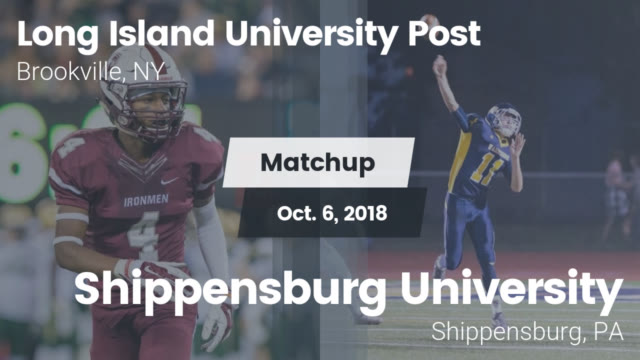 Mens Varsity Football Long Island University Brookville New