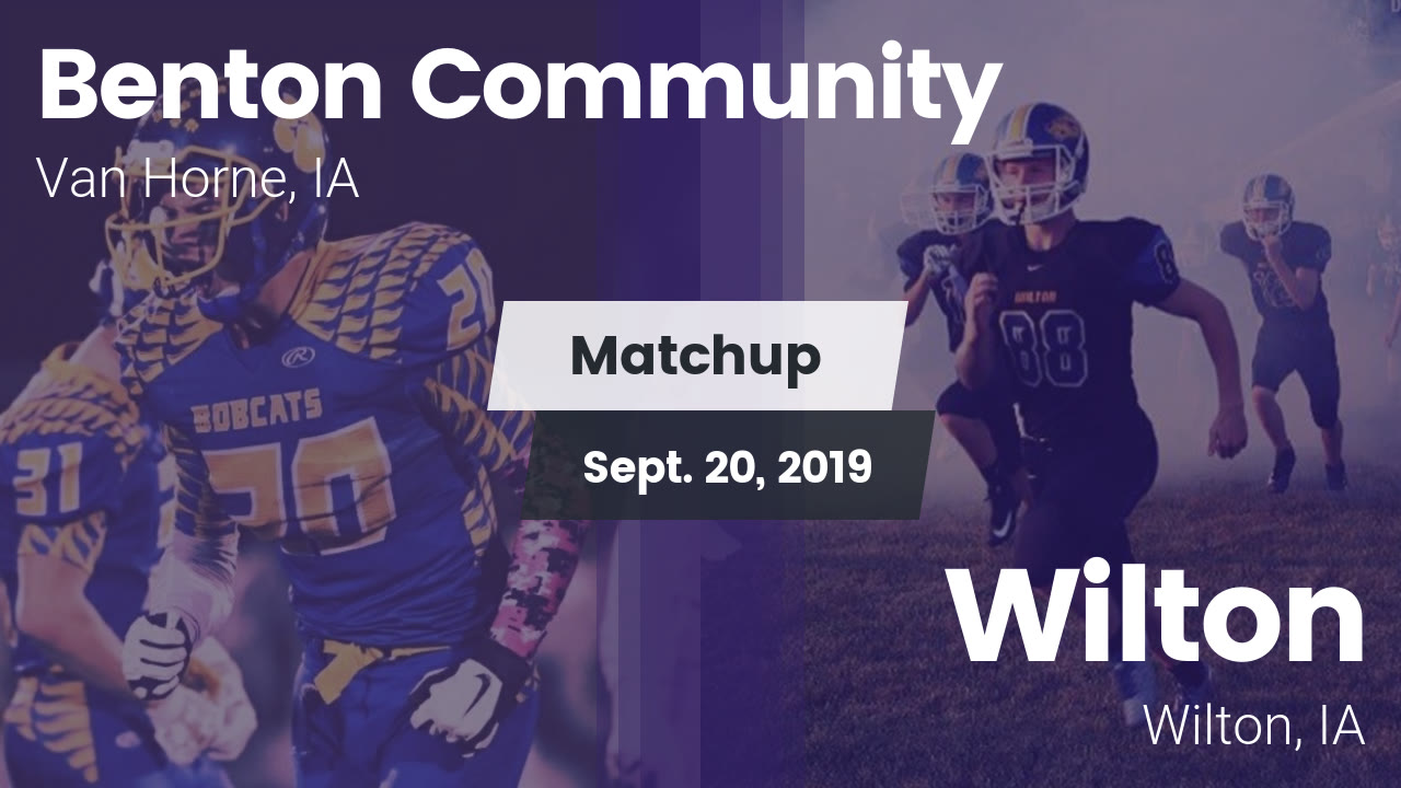 Benton Hs Football Video Matchup Benton Community Vs Wilton
