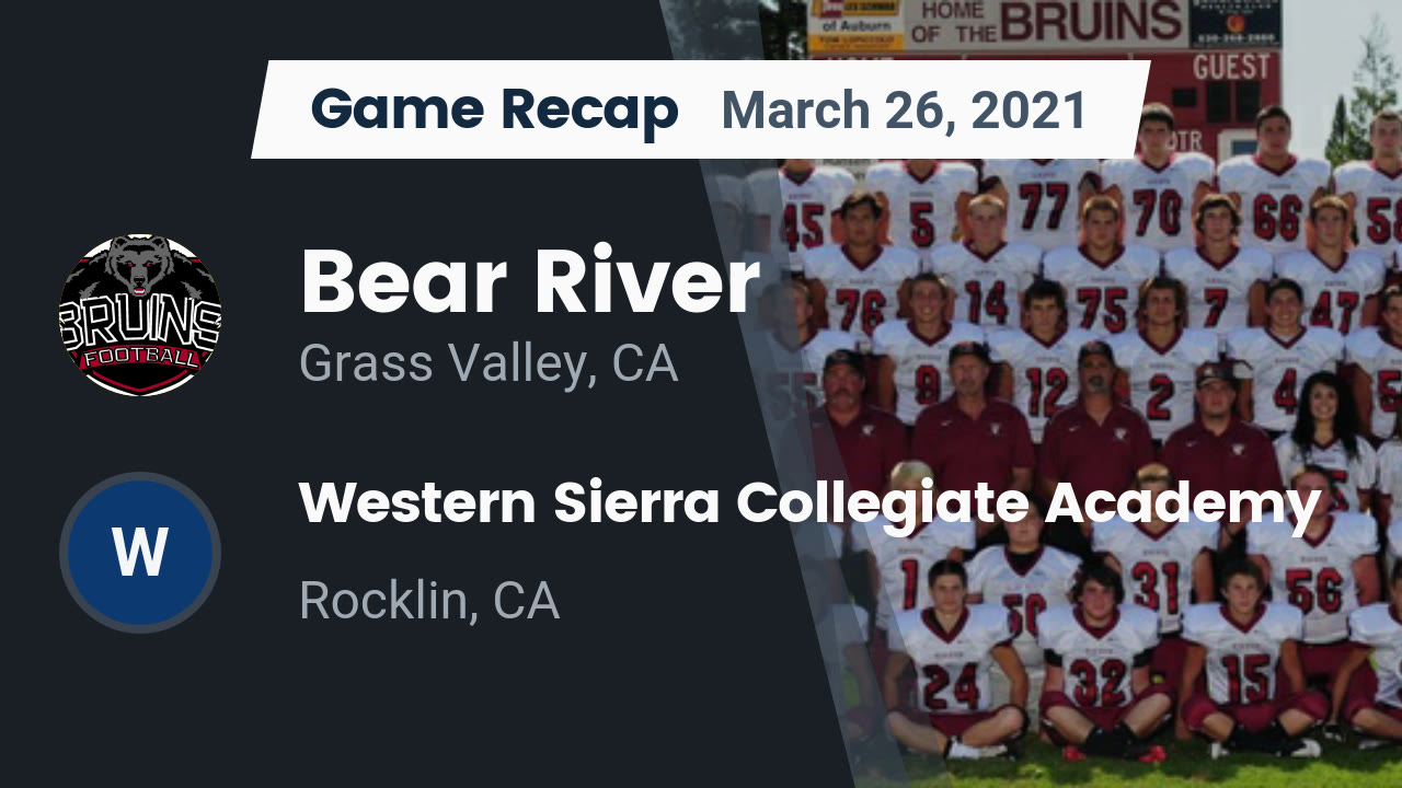 Bear River HS Football Video "Recap: Bear River vs. Western Sierra Bear River HS Football Video "Recap: Bear River vs. Western Sierra