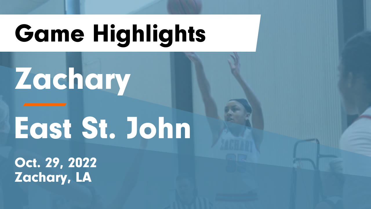 Zachary vs East St. John Game Highlights Oct. 29, 2022 Zachary High School highlights Hudl
