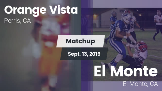 Boys Varsity Football Orange Vista High School Perris