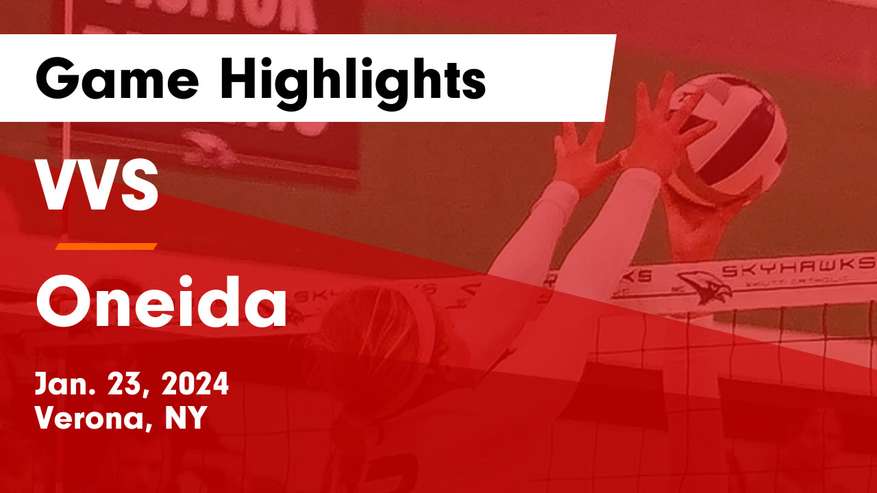 VVS vs Oneida Game Highlights - Jan. 23, 2024 - Vernon-Verona-Sherri ...