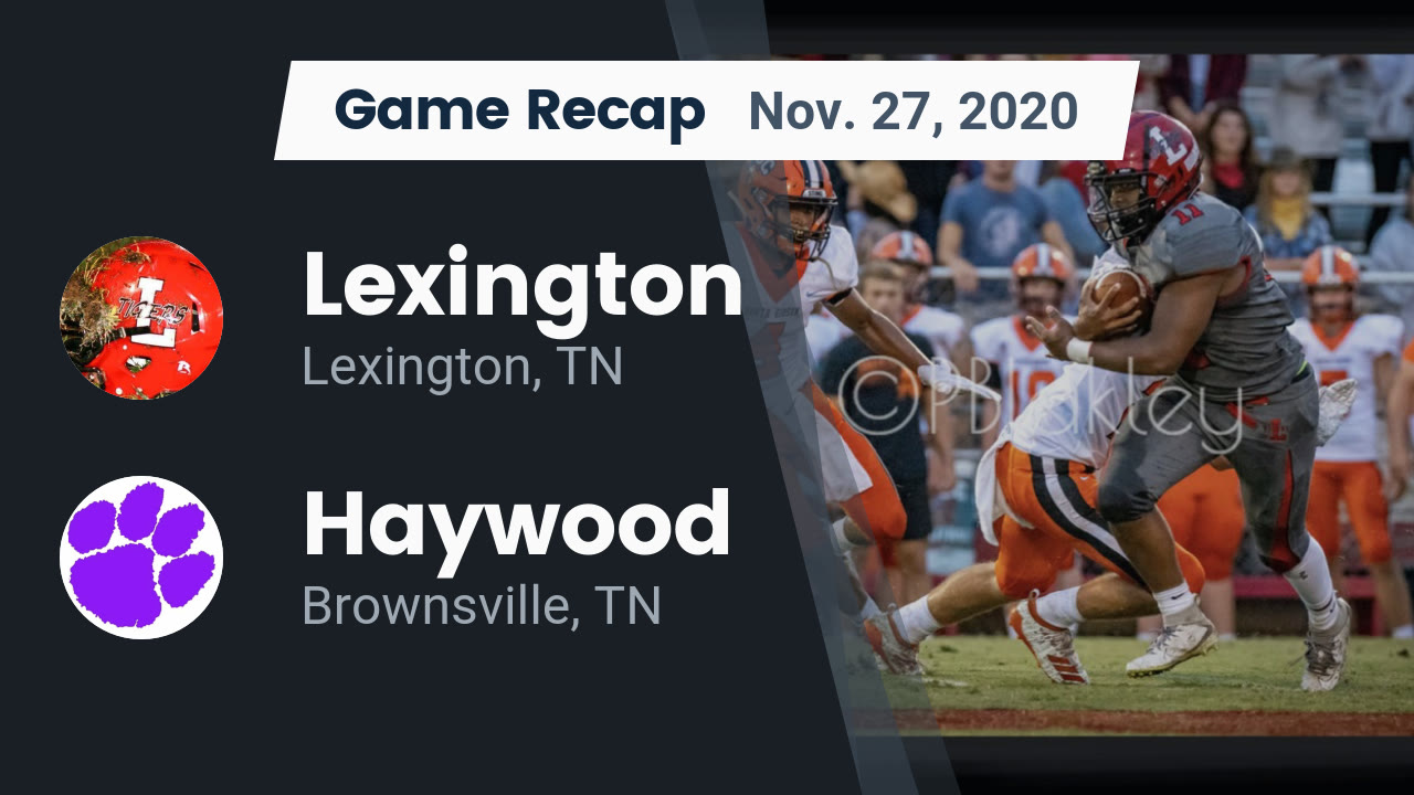 Lexington HS Football Video "Recap Lexington vs. Haywood 2020" MaxPreps