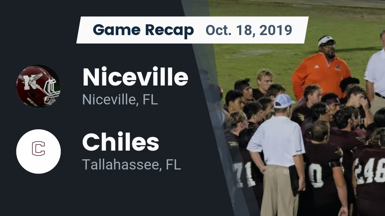 Niceville HS Football Video "Recap Niceville vs. Chiles 2019" MaxPreps