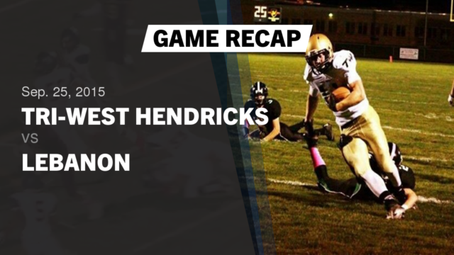 Twhs Varsity Football Tri West Hendricks High School Lizton