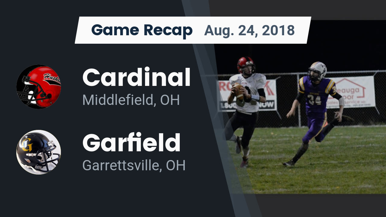 Cardinal Hs Football Video Recap Cardinal Vs Garfield 2018