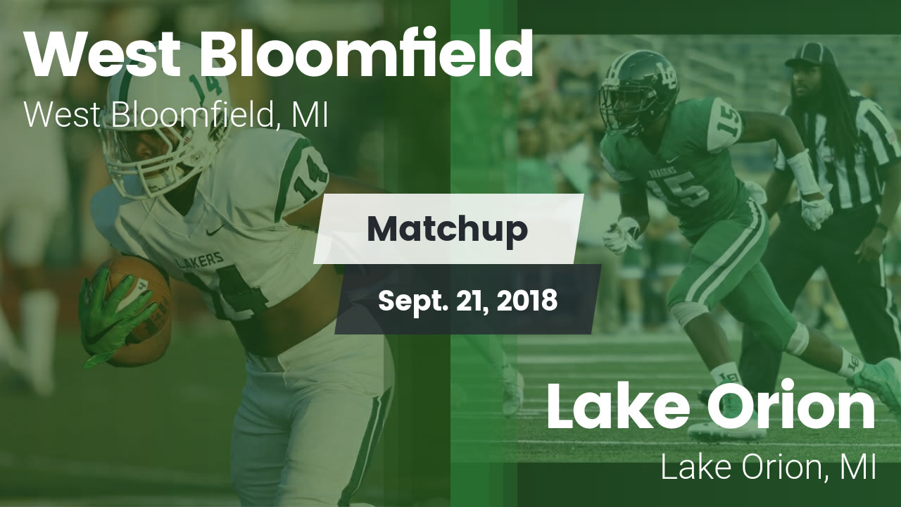 West Bloomfield Hs Football Video Matchup West Bloomfield Vs