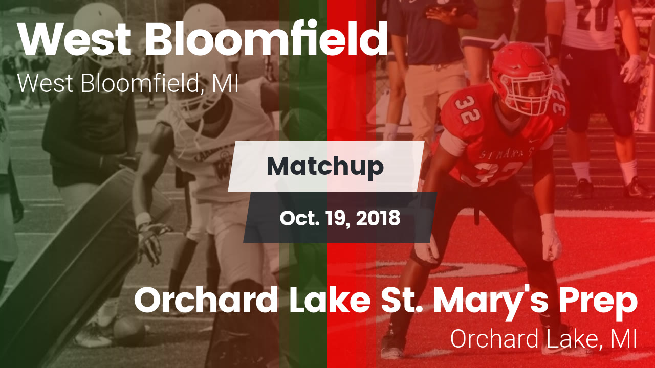 West Bloomfield Hs Football Video Matchup West Bloomfield Vs