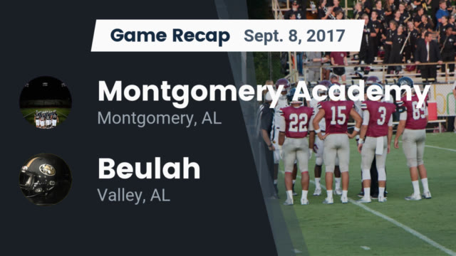 Varsity Football Montgomery Academy High School Montgomery