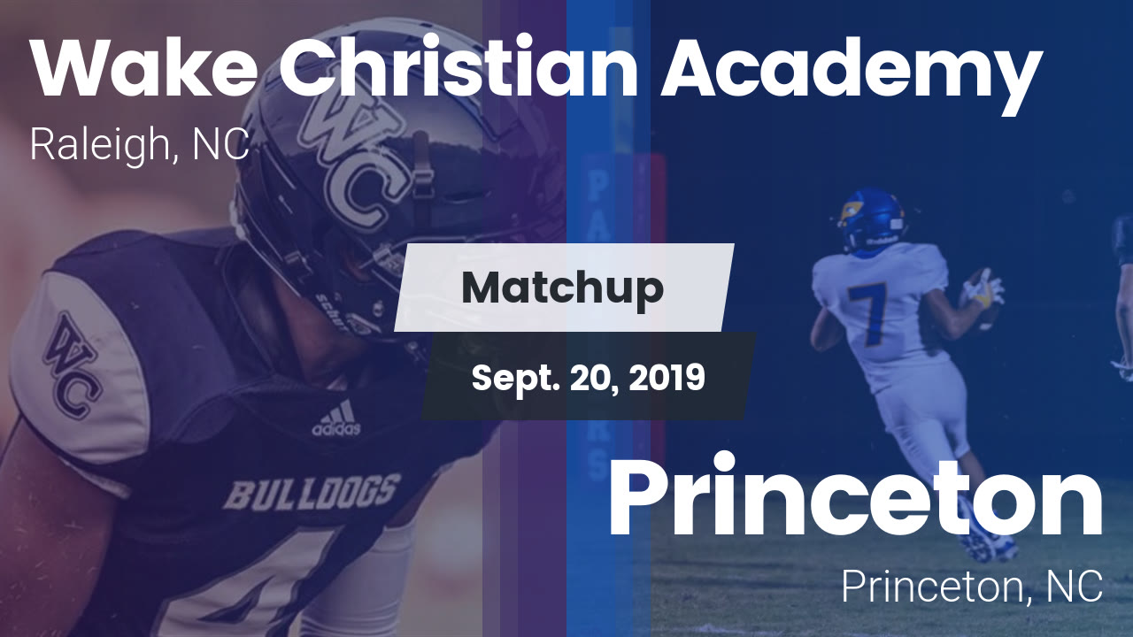 Wake Christian Academy HS Football Video "Matchup Wake Christian Acade