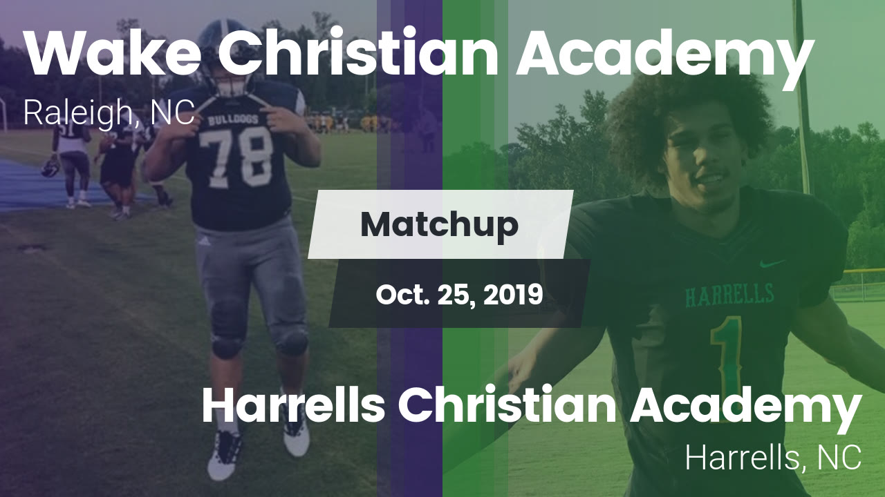 Wake Christian Academy HS Football Video "Matchup Wake Christian Acade