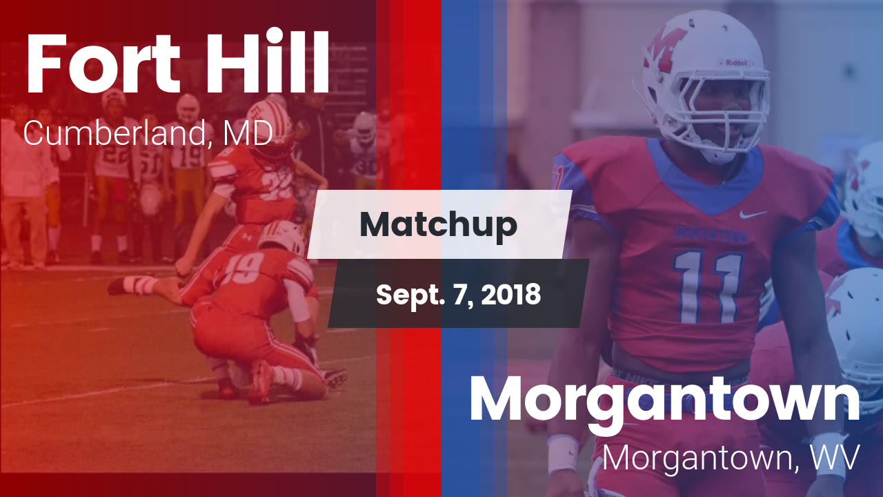 Fort Hill Hs Football Video Matchup Fort Hill Vs Morgantown