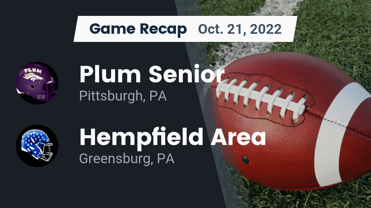 Videos Plum Mustangs (Pittsburgh, PA) Varsity Football