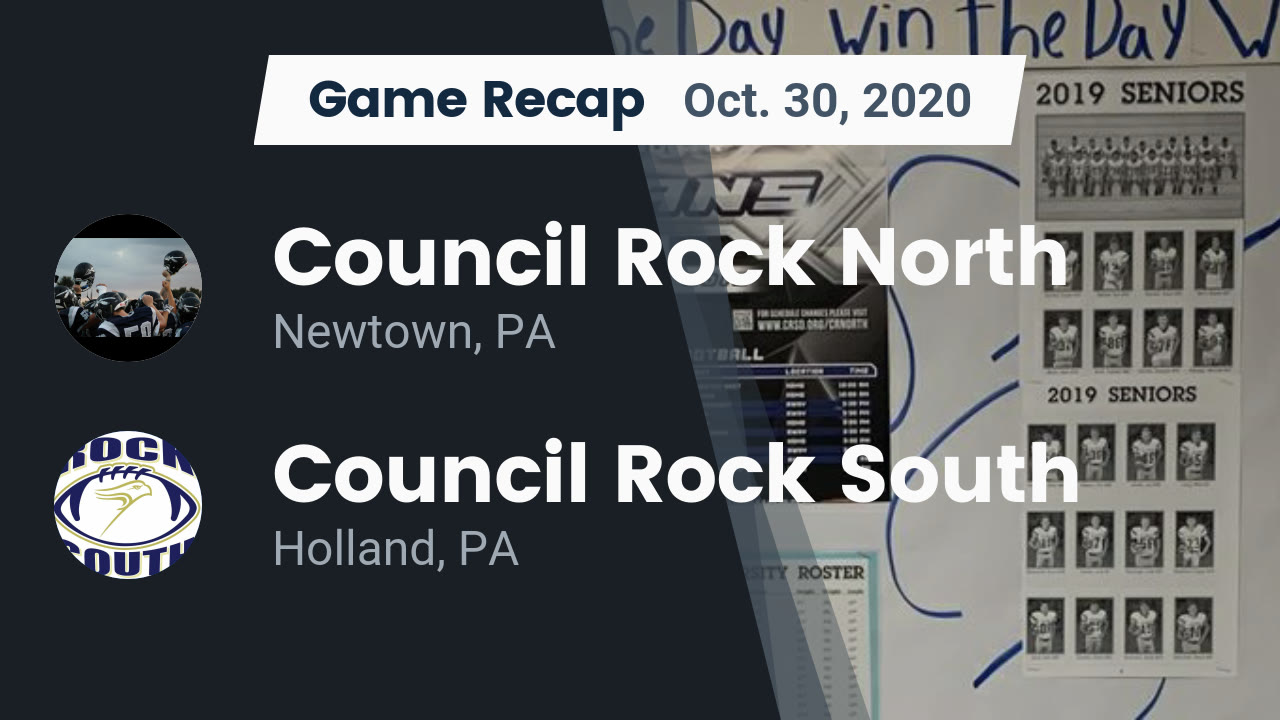 Council Rock North HS Football Video "Recap Council Rock North vs