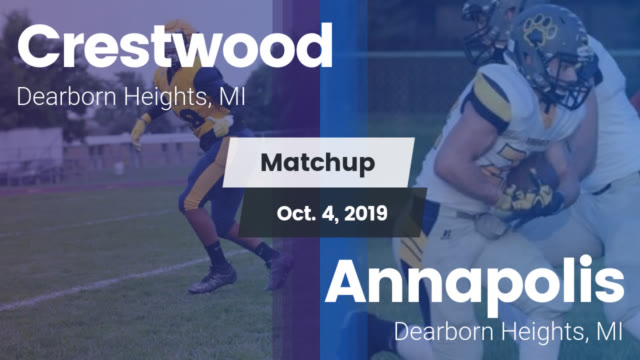 Boys Varsity Football Crestwood High School Dearborn Heights