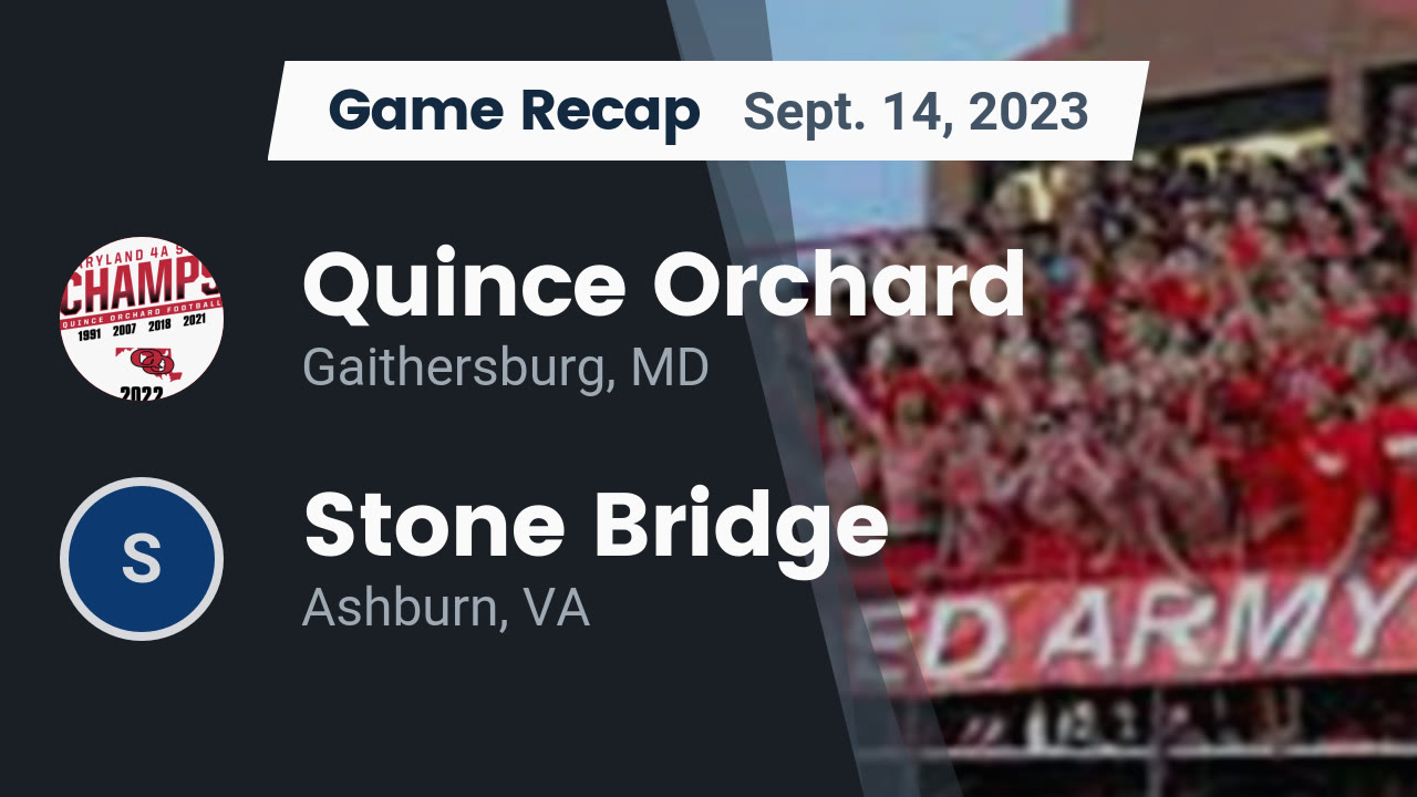 Quince Orchard (Gaithersburg, MD) High School Sports Football, Basketball, Baseball, Softball