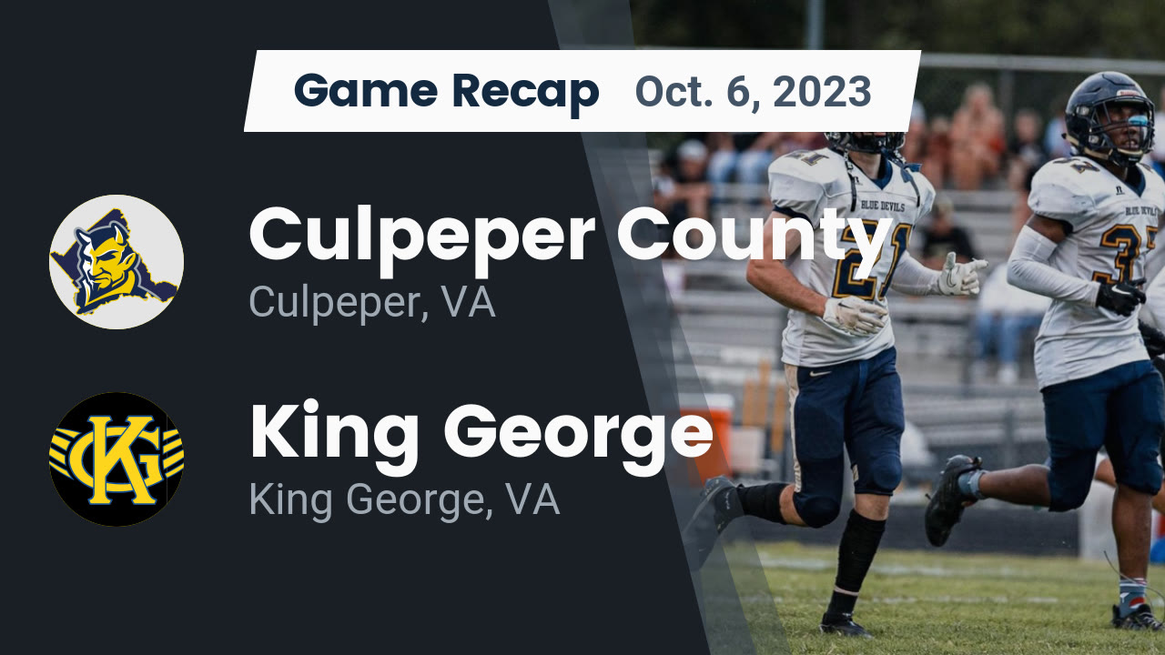 Videos - Culpeper County Blue Devils (Culpeper, VA) Varsity Football