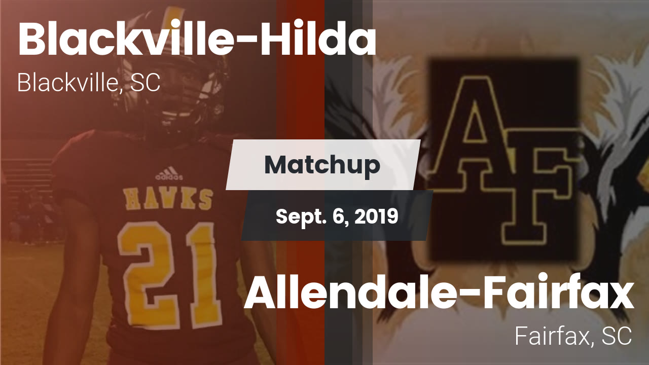 BlackvilleHilda HS Football Video "Matchup BlackvilleHilda vs