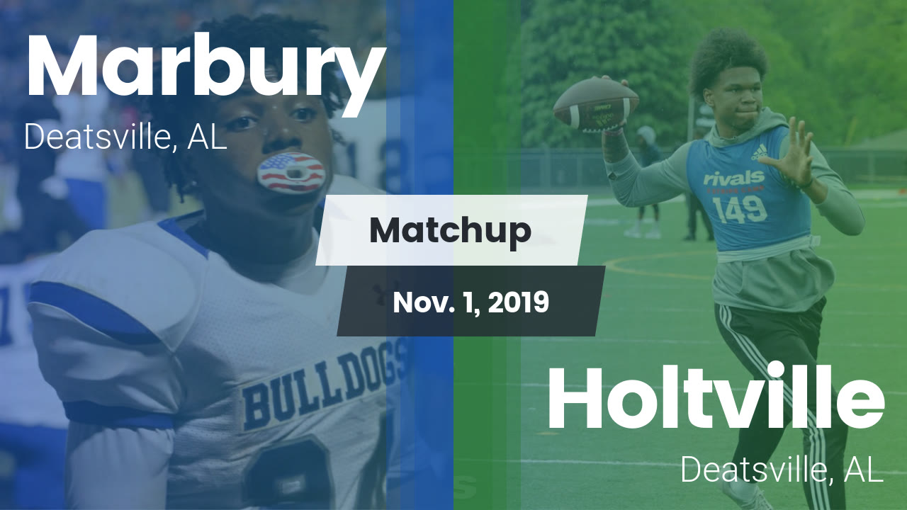 Marbury Hs Football Video Matchup Marbury Vs Holtville 2019