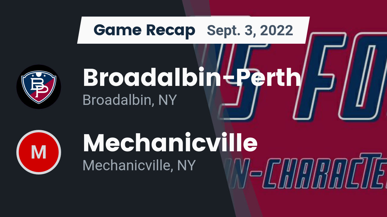 Videos BroadalbinPerth Patriots (Broadalbin, NY) Varsity Football