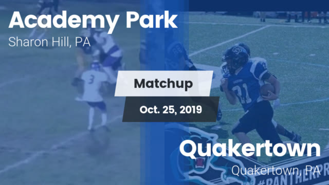 Boys Varsity Football Academy Park High School Sharon Hill