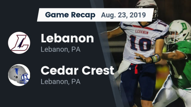 Boys Varsity Football Lebanon High School Lebanon