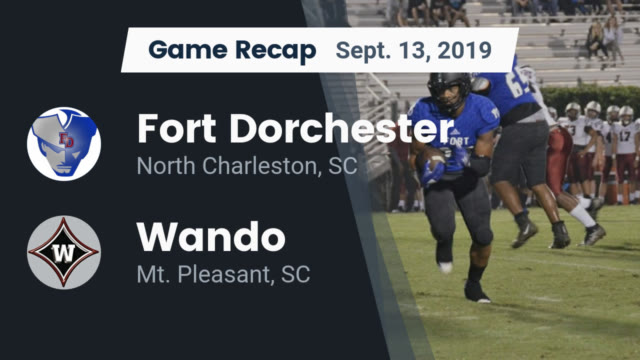 Boys Varsity Football Fort Dorchester High School North