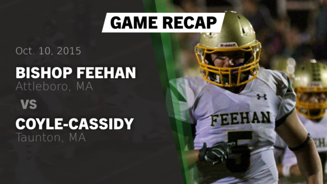 Varsity Football Bishop Feehan High School Attleboro