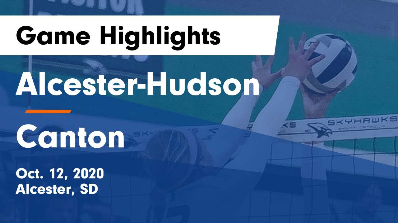 AlcesterHudson HS Volleyball Video "AlcesterHudson vs Canton Game