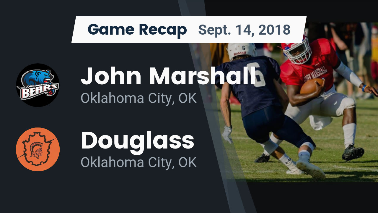 Marshall Hs Football Video Recap John Marshall Vs Douglass 2018