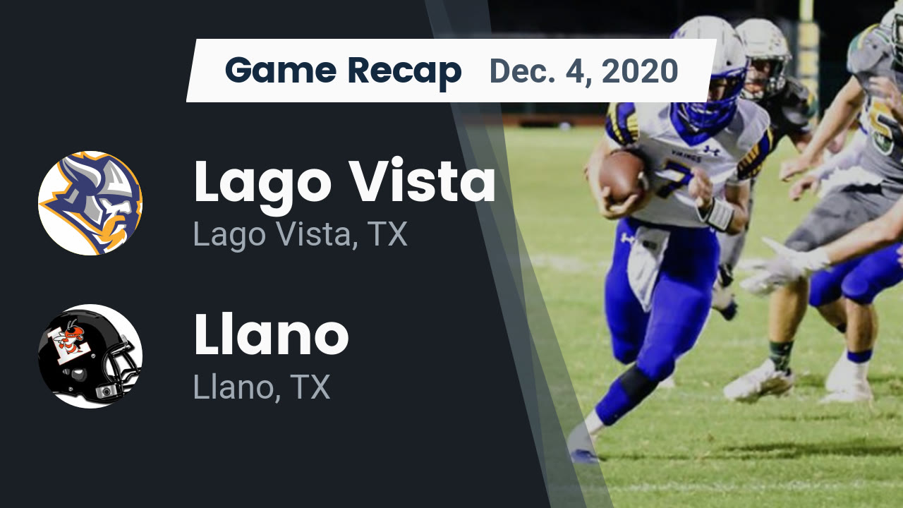 Lago Vista HS Football Video "Recap: Lago Vista vs. Llano 2020" | MaxPreps Lago Vista HS Football Video "Recap: Lago Vista vs. Llano 2020" | MaxPreps